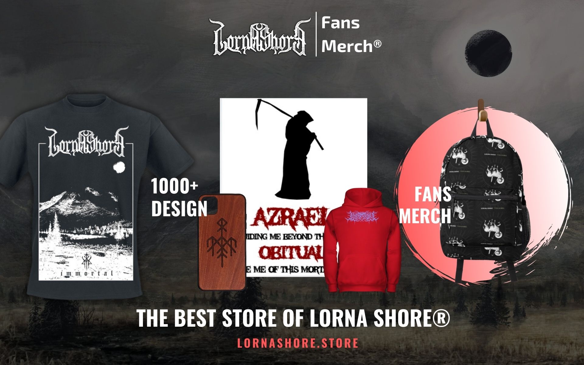 Biểu ngữ trên web của Cửa hàng Lorna Shore - Cửa hàng Lorna Shore
