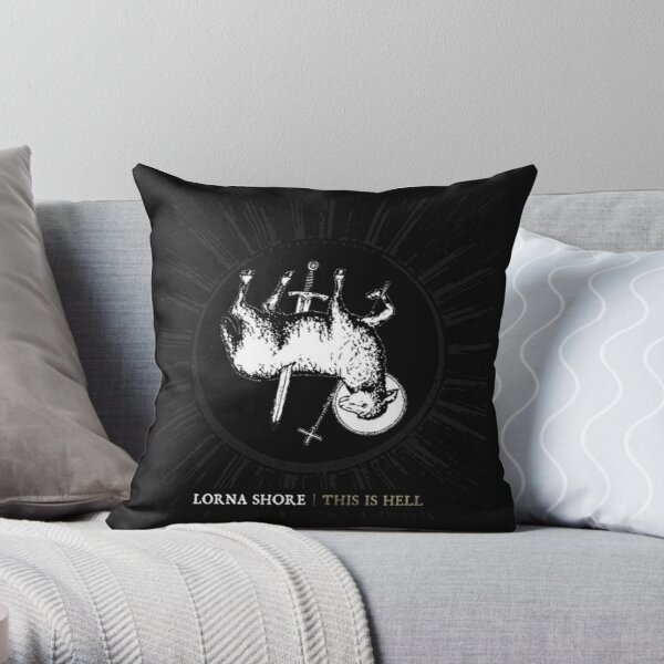Lorna Shore music popular Genres: Deathcore Throw Pillow RB1208 product Offical Lorna Shore Merch