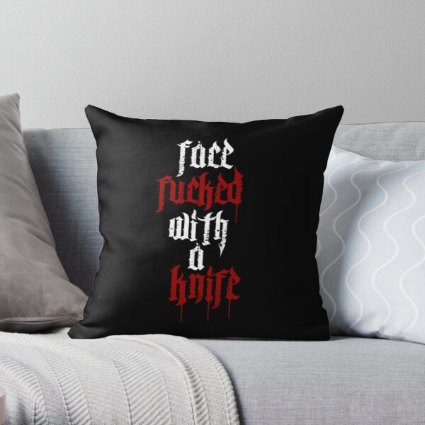 Wretching in torment - Lorna Shore Throw Pillow RB1208 product Offical Lorna Shore Merch