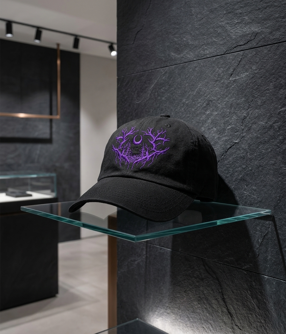 Lorna Shore Hats & Caps - Purple Sigil Lorna Shore Baseball Cap 5 - Lorna Shore Store Lorna Shore Hats & Caps - Purple Sigil Lorna Shore Baseball Cap - Image 5