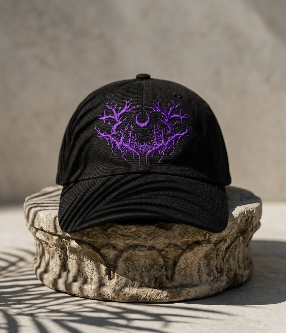 Lorna Shore Hats & Caps - Purple Sigil Lorna Shore Baseball Cap 6 - Lorna Shore Store Lorna Shore Hats & Caps - Purple Sigil Lorna Shore Baseball Cap - Image 6