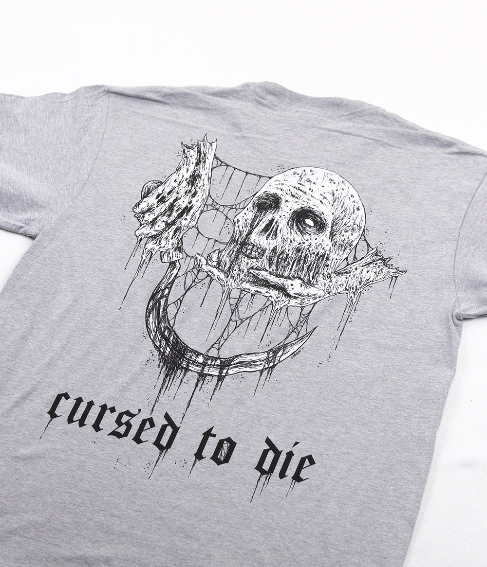 Cursed Deathcore Classic Grey T Shirt 5 - Lorna Shore Store