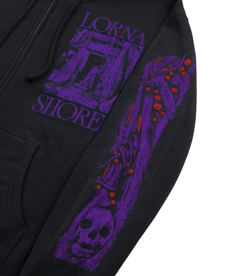 Even Inside A Dream Pullover Zipped Hoodie 4 - Lorna Shore Store