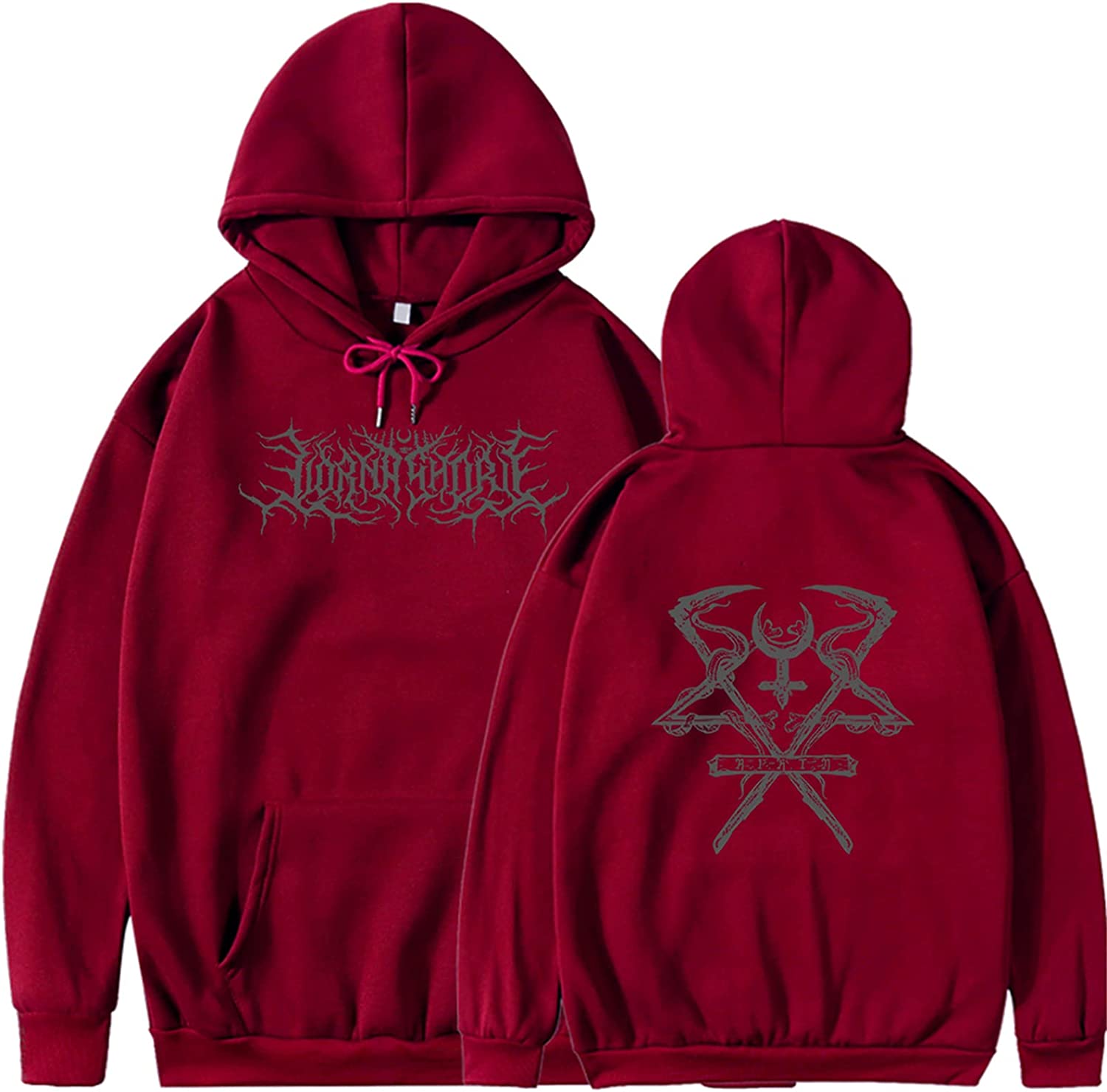 Lorna Shore Hoodies – Logo Printed Front Pullover Colorful Hoodie 4 - Lorna Shore Store