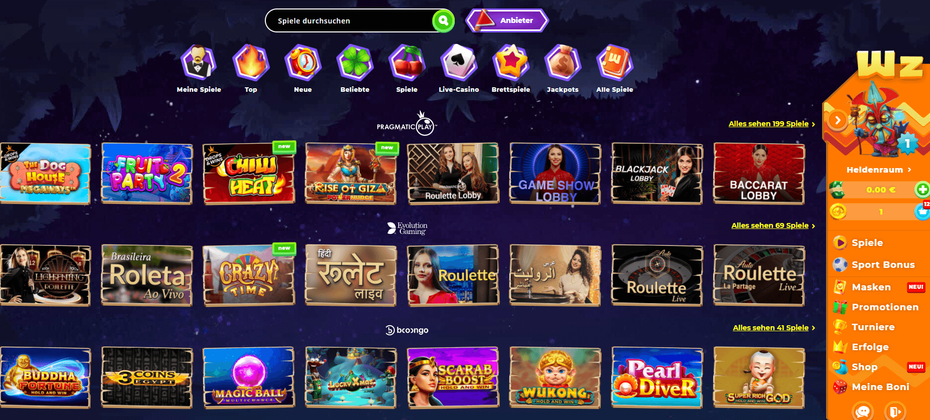 Wazamba Casino élő játékok áttekintése