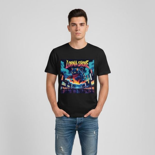 Lorna Shore - Monster Cat TTPM2302 T-Shirt 2 - Lorna Shore Store Lorna Shore - Monster Cat TTPM2302 T-Shirt - Ảnh 2