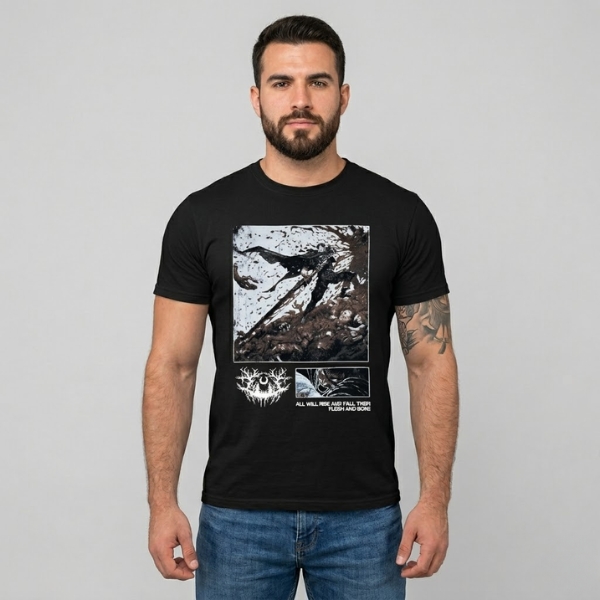 Lorna Shore - Dark Collage Deathcore Band TTPM0204 T-shirt 2 - Lorna Shore Store Lorna Shore - Dark Collage Deathcore Band TTPM0204 T-shirt - Image 2