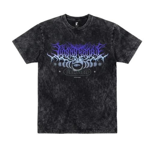 Lorna Shore Veiled DTNK0605 Washed T-Shirt 2 - Lorna Shore Store Lorna Shore Veiled DTNK0605 Washed T-Shirt - Image 2