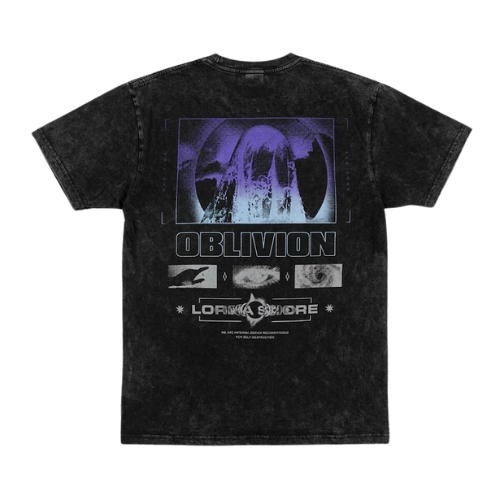 Lorna Shore Veiled DTNK0605 Washed T-Shirt 3 - Lorna Shore Store Lorna Shore Veiled DTNK0605 Washed T-Shirt - Image 3