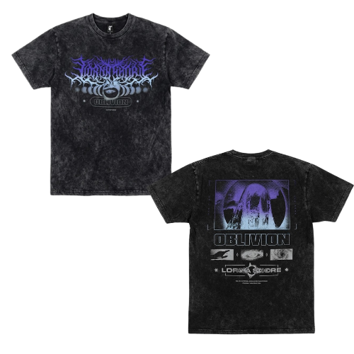 Lorna Shore Veiled DTNK0605 Washed T-Shirt 1 - Lorna Shore Store Lorna Shore Veiled DTNK0605 Washed T-Shirt