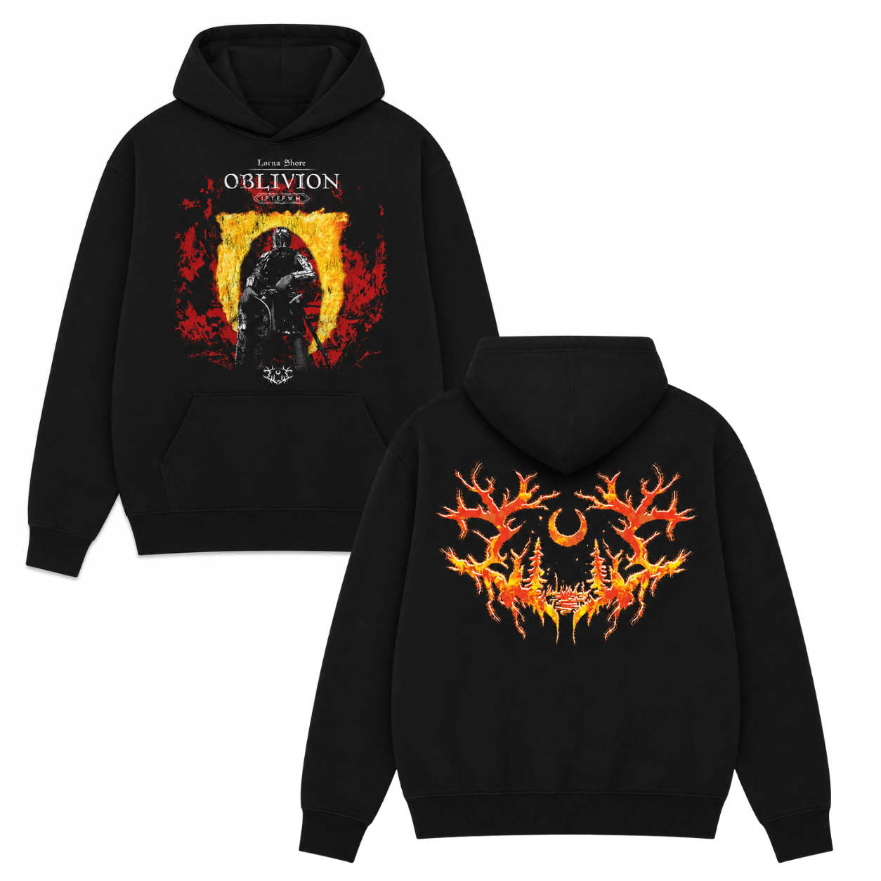 Lorna Shore Oblivion Rip HTCT2506 Hoodie 1 - Lorna Shore Store Lorna Shore Oblivion Rip HTCT2506 Hoodie