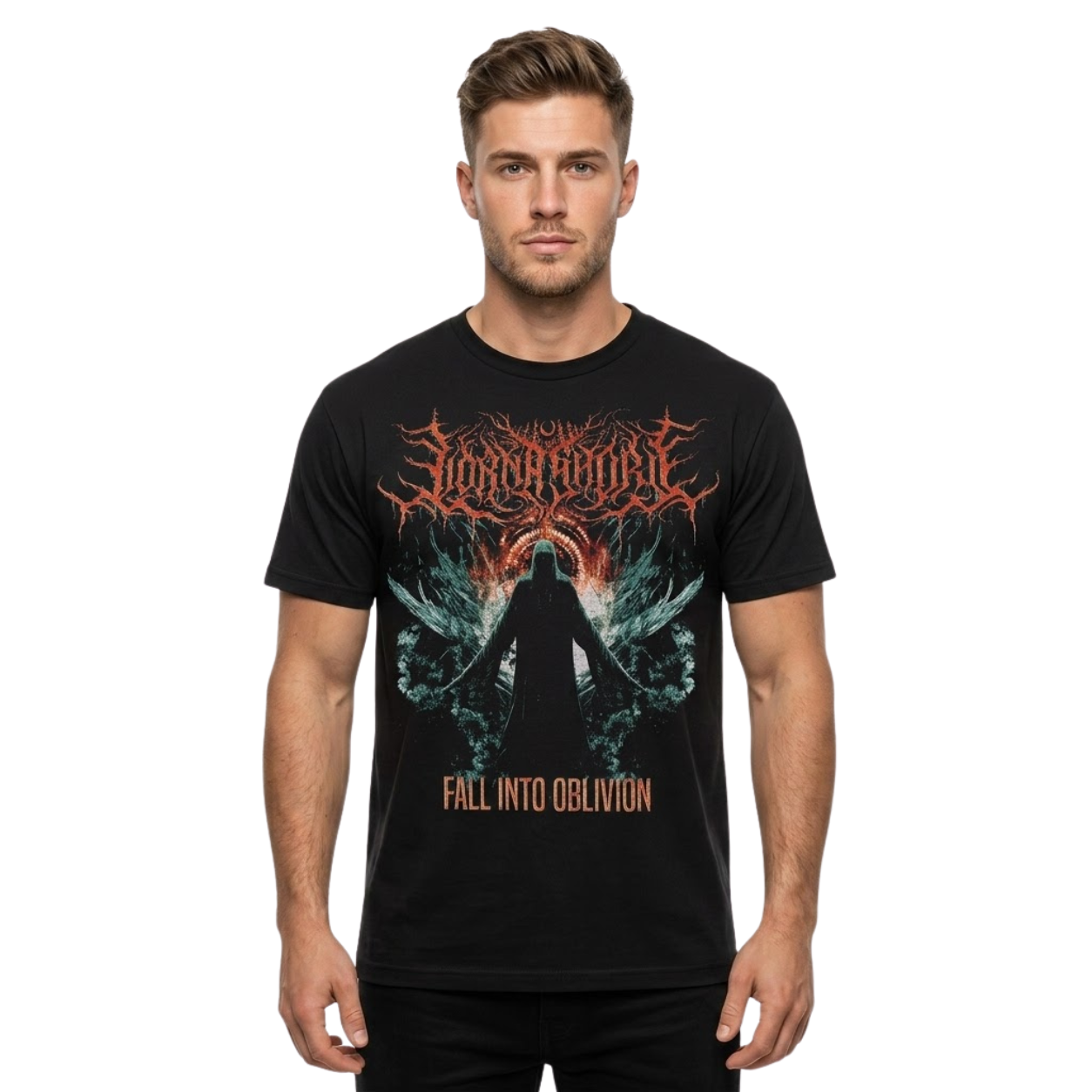 Lorna Shore Fall Into Oblivion HTCT2506 T Shirt 4 - Lorna Shore Store Lorna Shore Fall Into Oblivion HTCT2506 T Shirt - Image 4