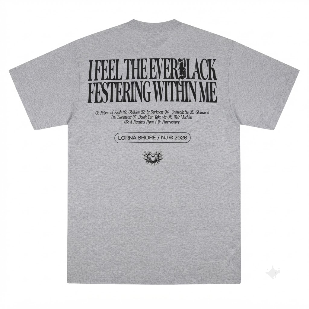 Everblack Festering LA2407 T-shirt 3 - Lorna Shore Store Everblack Festering LA2407 T-shirt - Image 3