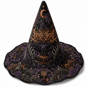 Gothic Lorna Shore Halloween Witch Hat