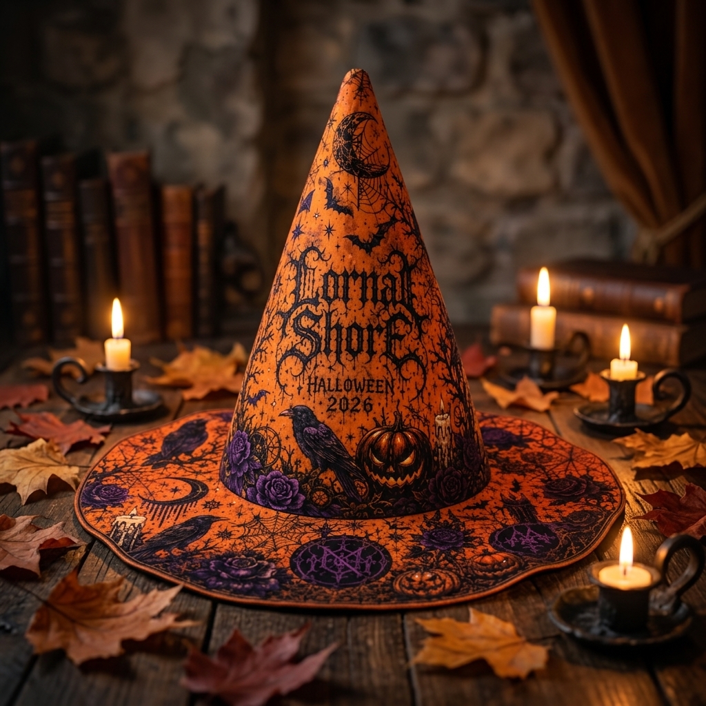 Lorna Shore Cursed Eclipse Witch Hat 2 - Lorna Shore Store Lorna Shore Cursed Eclipse Witch Hat - Image 2