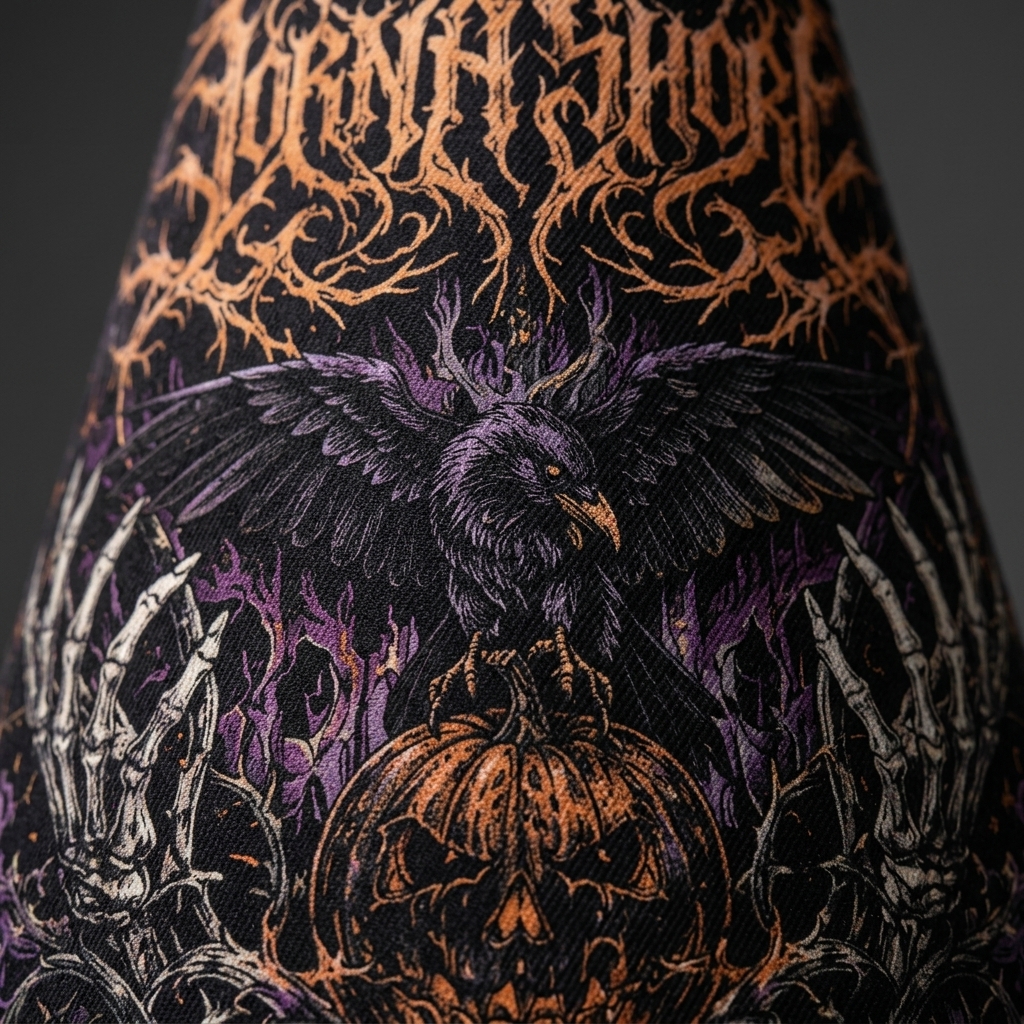 Gothic Lorna Shore Halloween Witch Hat 3 - Lorna Shore Store Gothic Lorna Shore Halloween Witch Hat - Image 3
