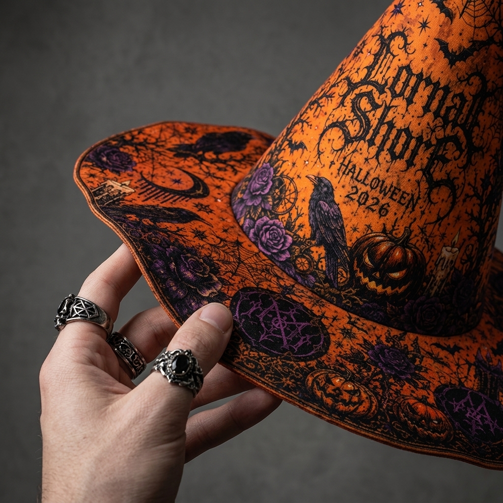 Lorna Shore Cursed Eclipse Witch Hat 4 - Lorna Shore Store Lorna Shore Cursed Eclipse Witch Hat - Image 4