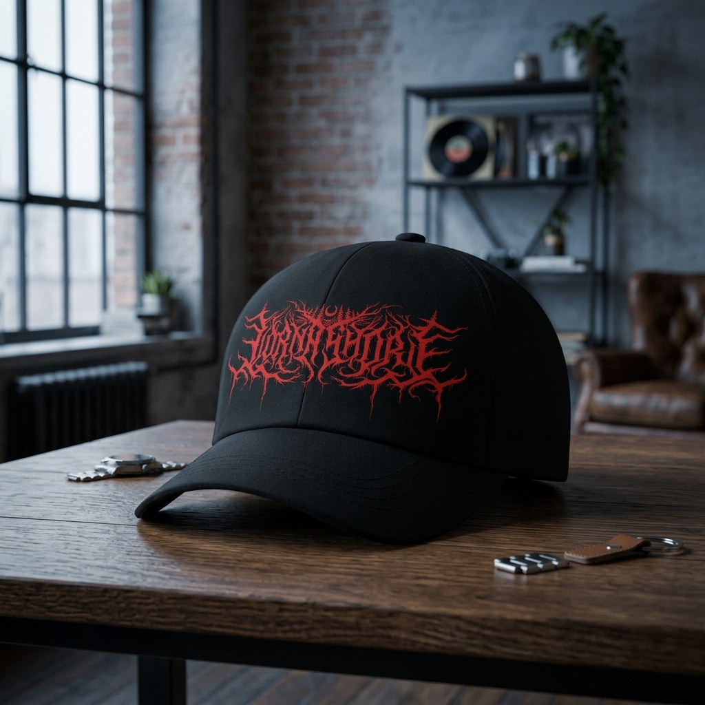 Lorna Shore Band Logo HTCT1108 Lorna Shore Hats & Caps 2 - Lorna Shore Store Lorna Shore Band Logo HTCT1108 Lorna Shore Hats & Caps - Image 2