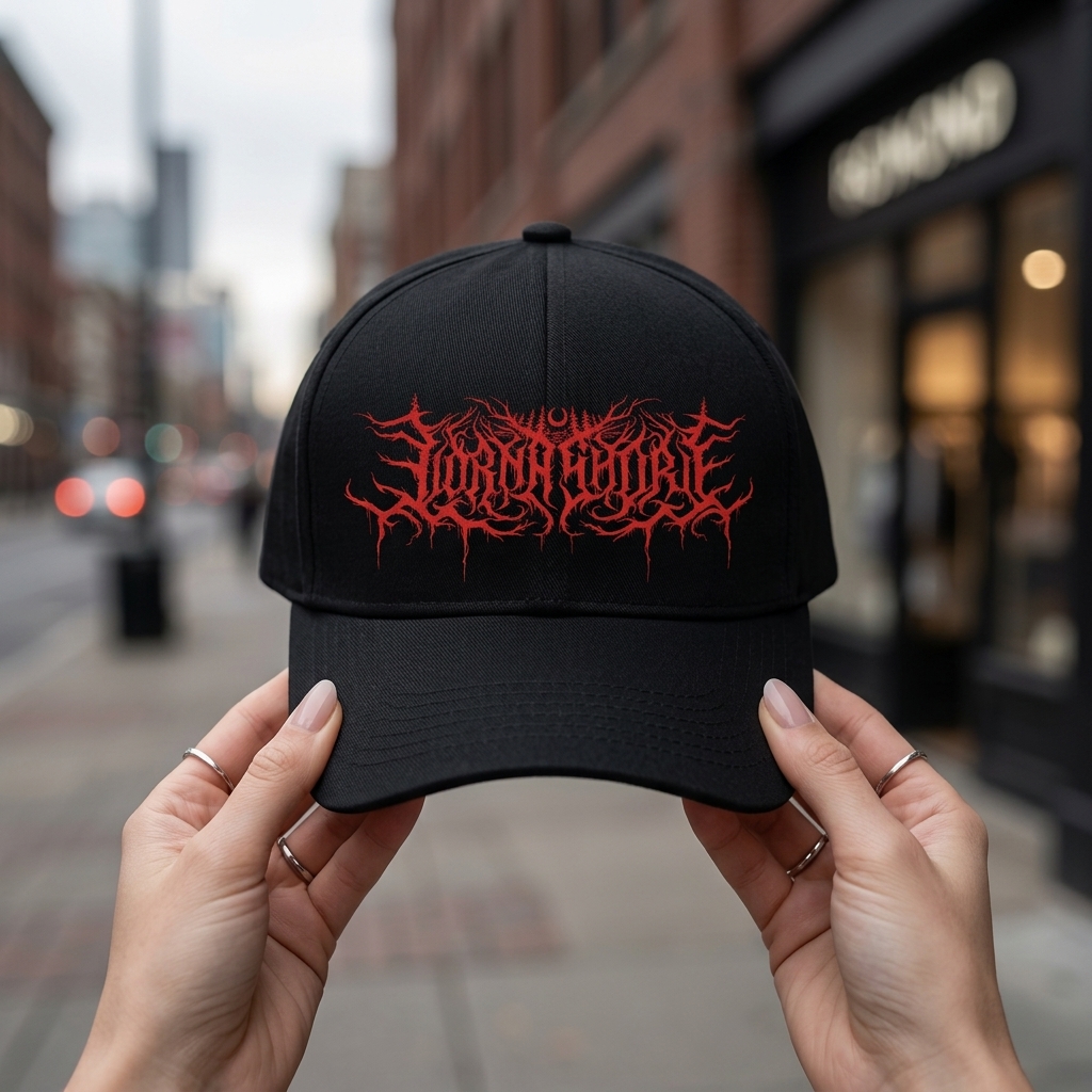 Lorna Shore Band Logo HTCT1108 Lorna Shore Hats & Caps 4 - Lorna Shore Store Lorna Shore Band Logo HTCT1108 Lorna Shore Hats & Caps - Image 4