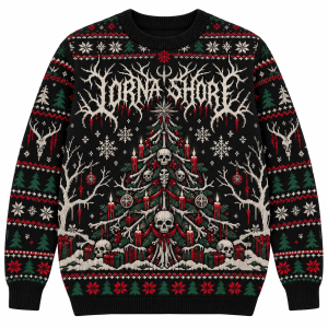 Lorna Shore Skull Tree Ugly Christmas Sweater