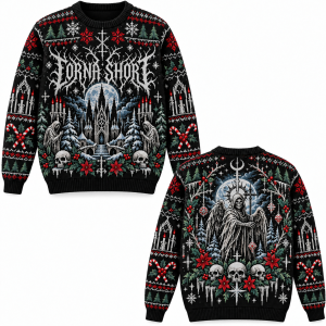 Lorna Shore Pain Remains Ugly Christmas Sweater DTNK2610