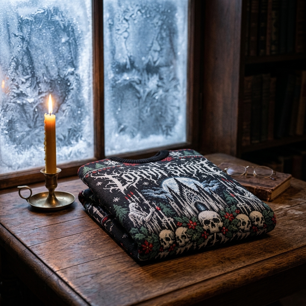 Lorna Shore Deathcore Ugly Christmas Sweater 2 - Lorna Shore Store Lorna Shore Deathcore Ugly Christmas Sweater - Image 2