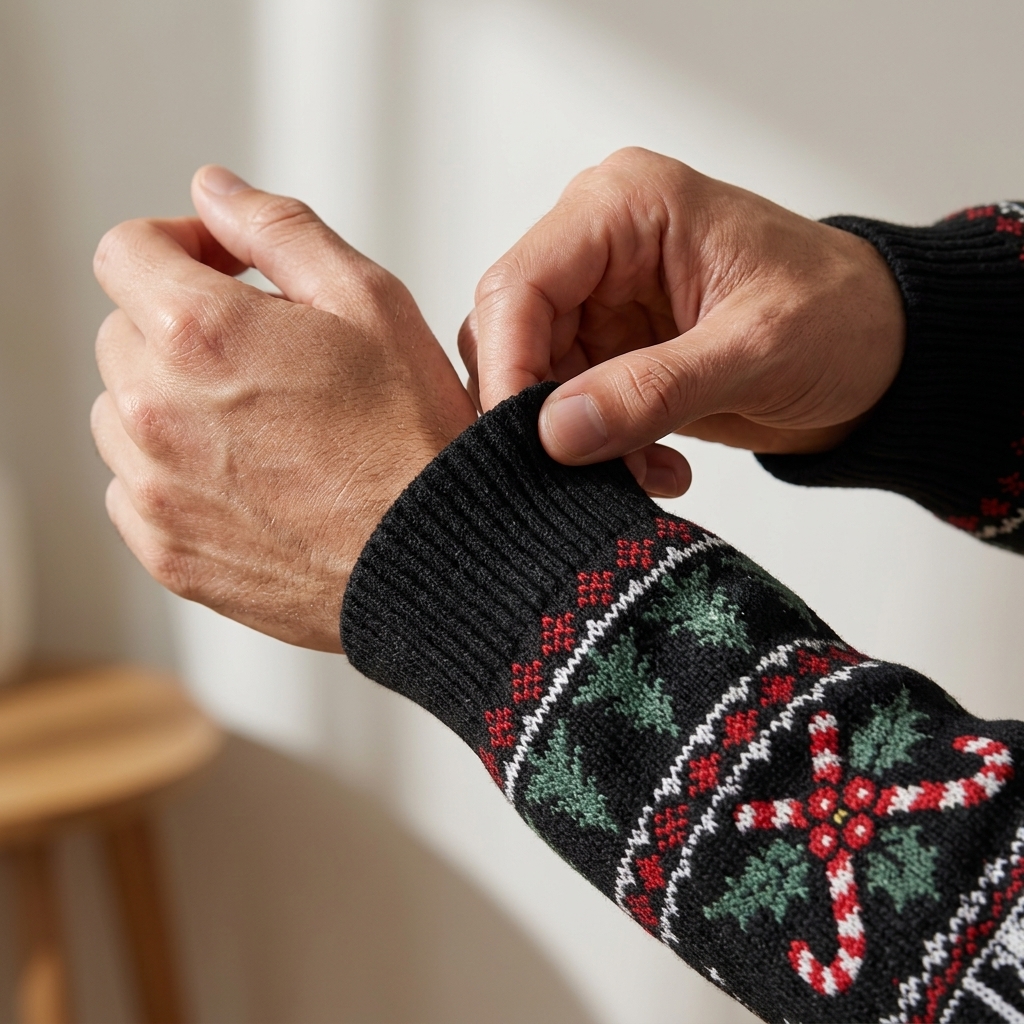 Lorna Shore Deathcore Ugly Christmas Sweater 3 - Lorna Shore Store Lorna Shore Deathcore Ugly Christmas Sweater - Image 3