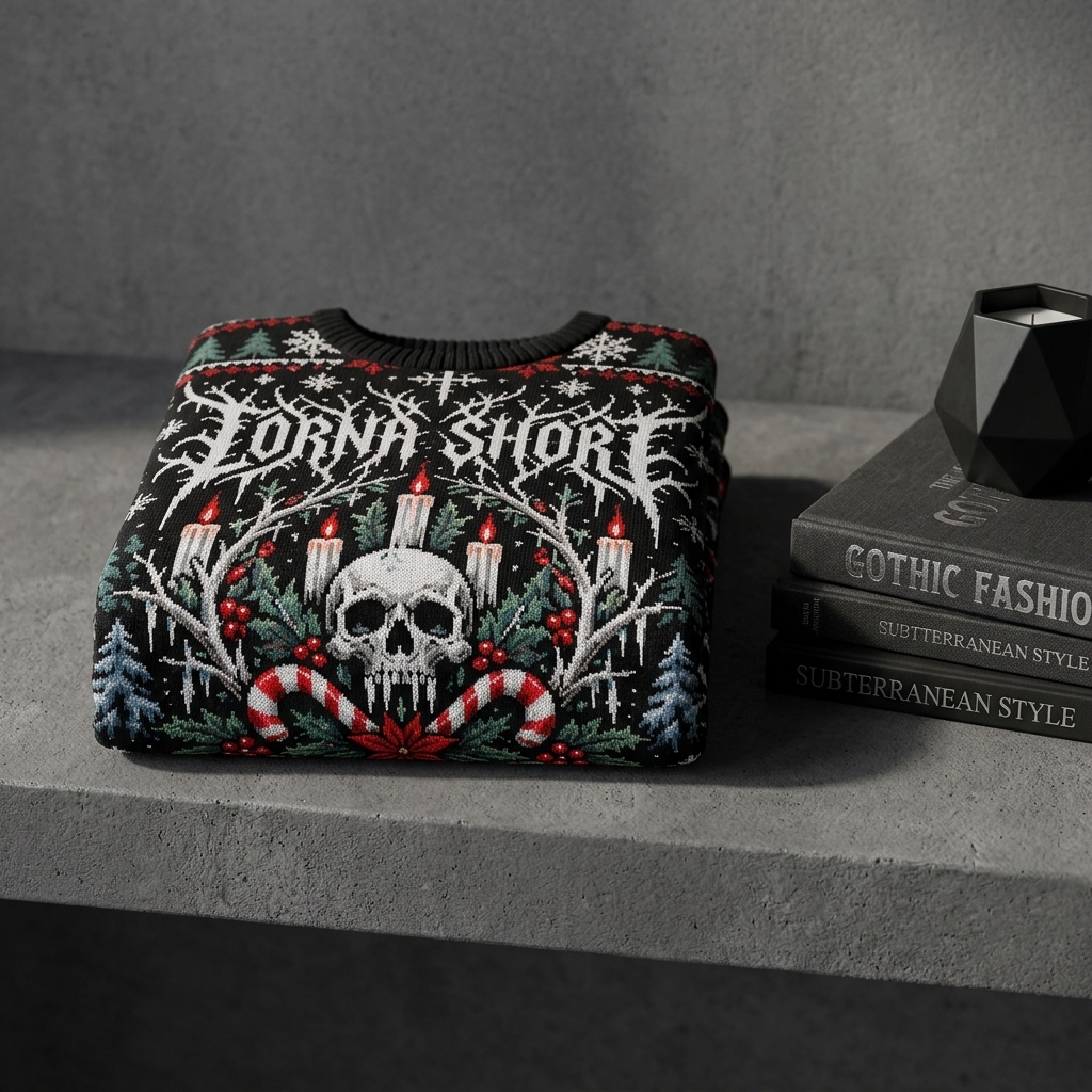 To the Hellfire Holiday Ugly Christmas Sweater 3 - Lorna Shore Store To the Hellfire Holiday Ugly Christmas Sweater - Image 3