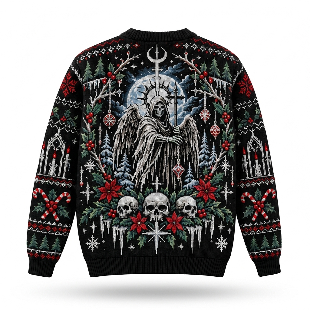 Lorna Shore Pain Remains Ugly Christmas Sweater DTNK2610 6 - Lorna Shore Store Lorna Shore Pain Remains Ugly Christmas Sweater DTNK2610 - Image 6
